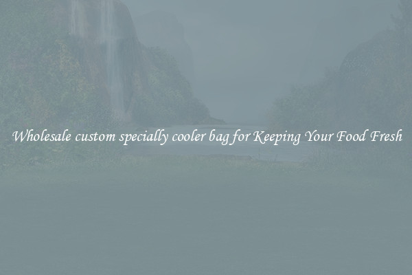 Wholesale custom specially cooler bag for Keeping Your Food Fresh