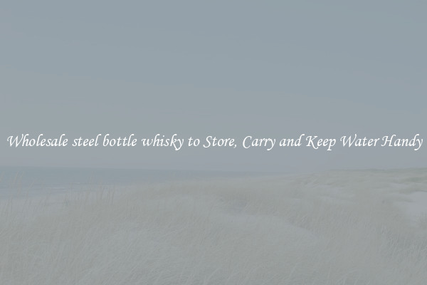 Wholesale steel bottle whisky to Store, Carry and Keep Water Handy