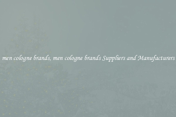 men cologne brands, men cologne brands Suppliers and Manufacturers