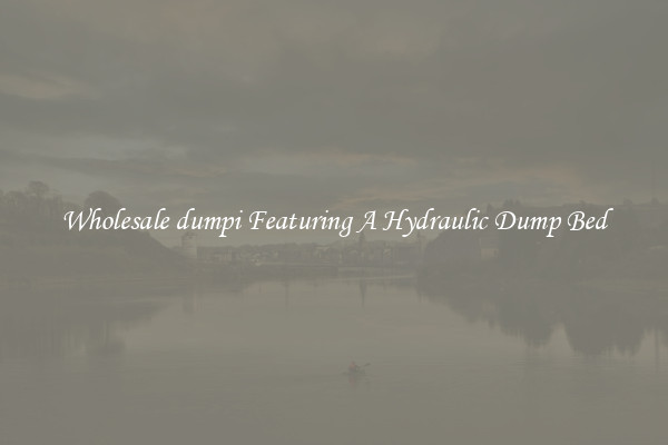 Wholesale dumpi Featuring A Hydraulic Dump Bed