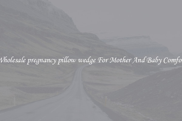 Wholesale pregnancy pillow wedge For Mother And Baby Comfort