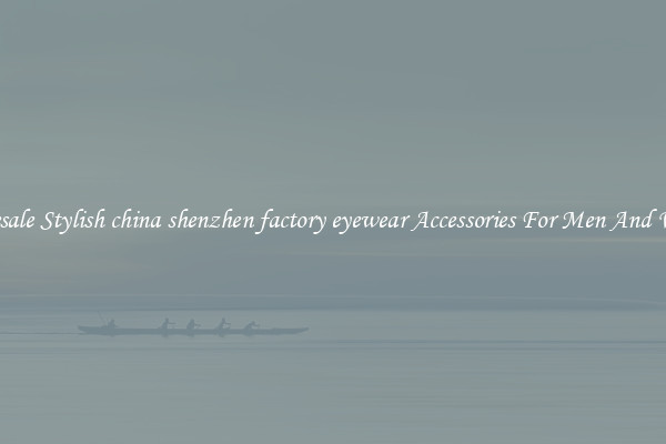 Wholesale Stylish china shenzhen factory eyewear Accessories For Men And Women